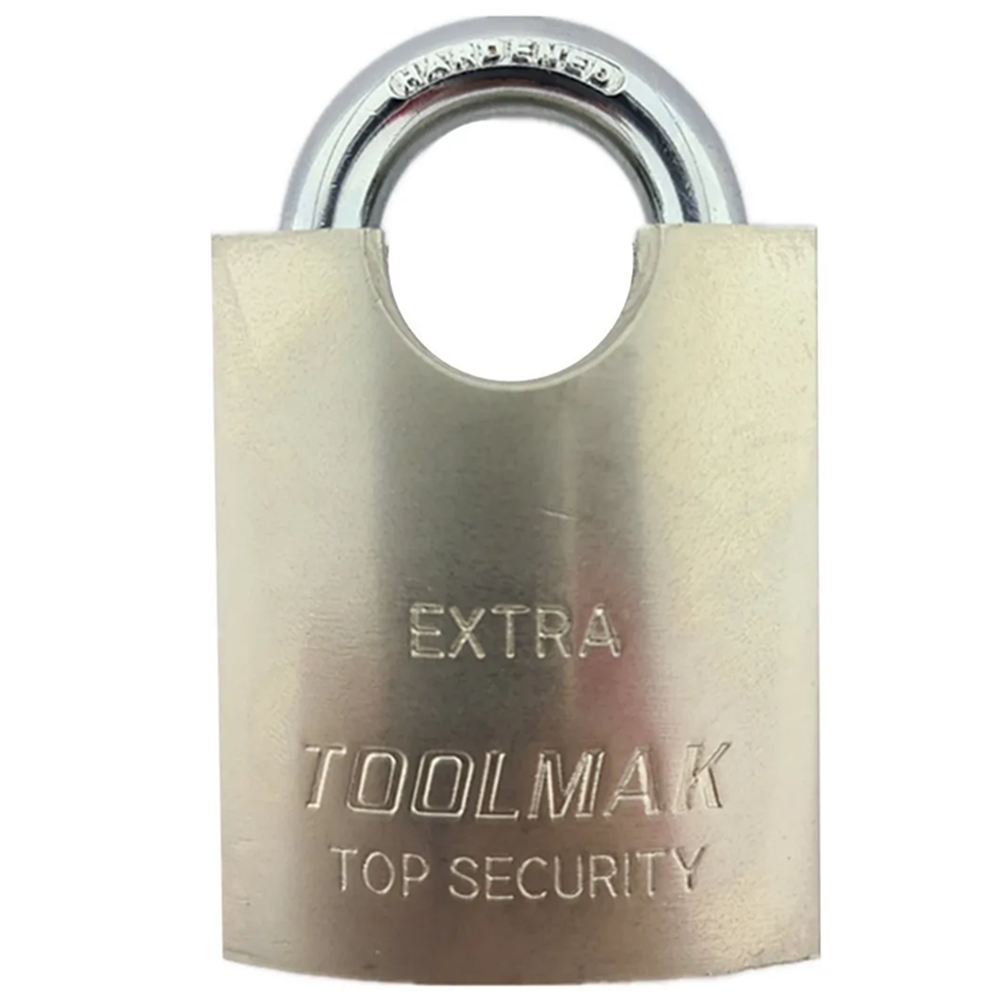 CANDADO DE SEGURIDAD CON PROTECCION ACERO 40MM TOOLMAK TMK19226 - 1