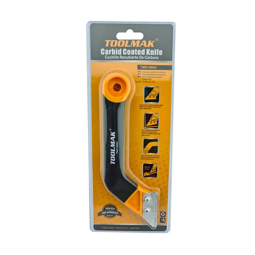 RASPADOR ESPATULA REMOVEDOR DE FRAGUE CARBURO TOOLMAK TMK19654 - 1