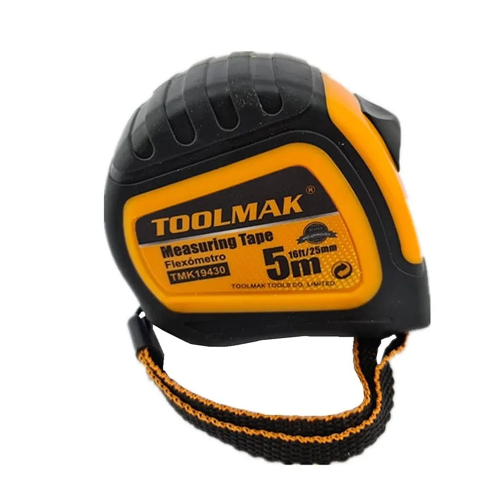 CINTA HUINCHA METRICA 5 MTS TOOLMAK TMK19430 - 1