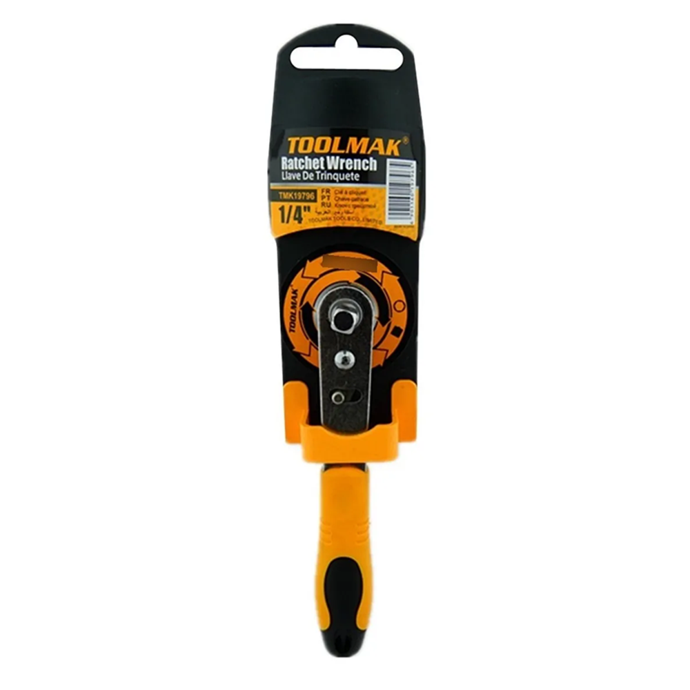 MINI LLAVE TOOLMAK TMK19796 TRINQUETE RAPIDA 1/4 ATORNILLADOR - 1