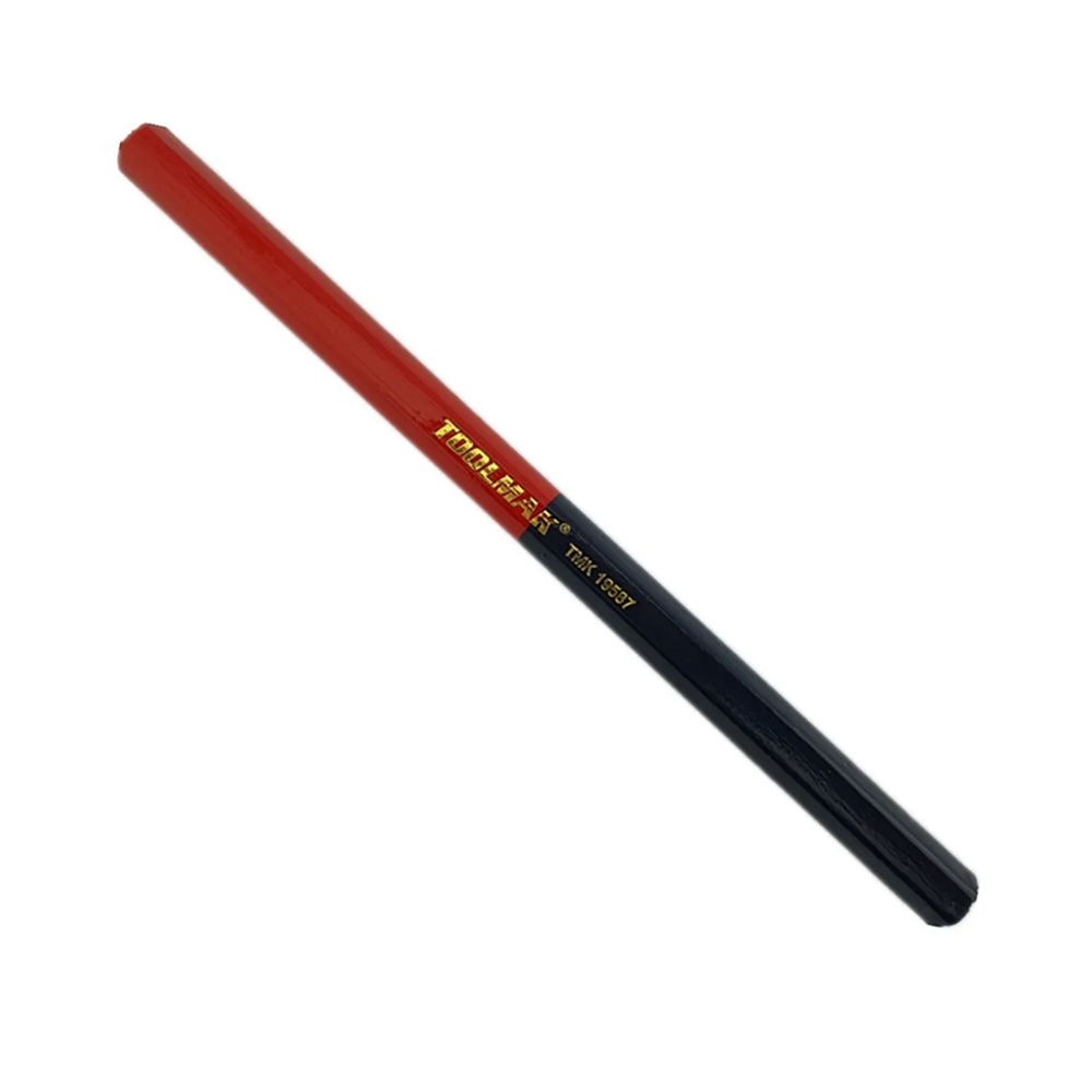 LÁPIZ CARPINTERO MADERA ALBAÑIL CONSTRUCCIÓN 12 PCS BICOLOR TMK19587 - 2