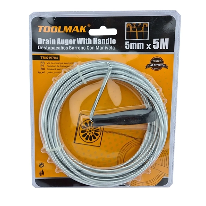 LLAVE GANZUA LAUCHA DESTAPADOR DE CAÑERIA 5M 5MM TOOLMAK TMK19704 - 1