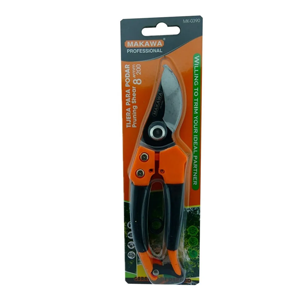 TIJERA DE PODAR CORTE JARDIN 8 PULGADAS (200MM) MAKAWA MK0390 - 2