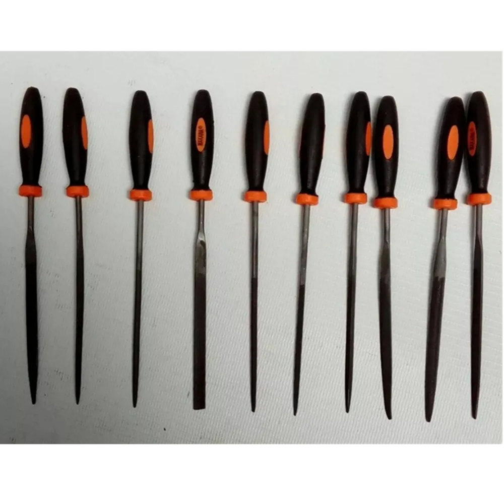KIT SET JUEGO DE MINI LIMAS / 10 PIEZAS / 3MM X 140MM MAKAWA MK0569 - 2