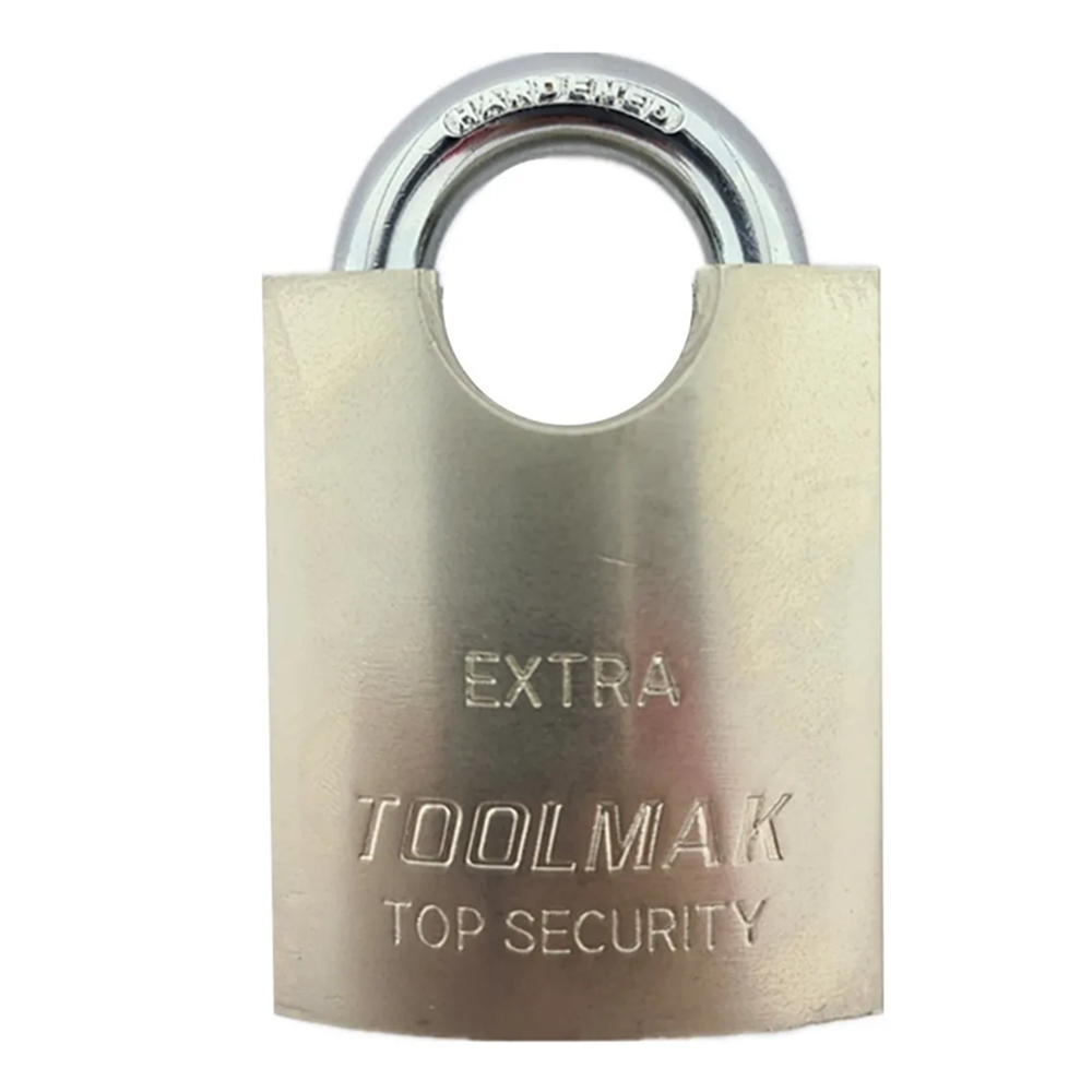 CANDADO DE SEGURIDAD CON PROTECCION ACERO 60MM TOOLMAK TMK19228 - 1