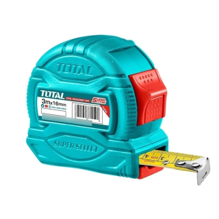 CINTA HUINCHA DE MEDIR METRICA DE ACERO 3M TOTAL TMT34316 - 1