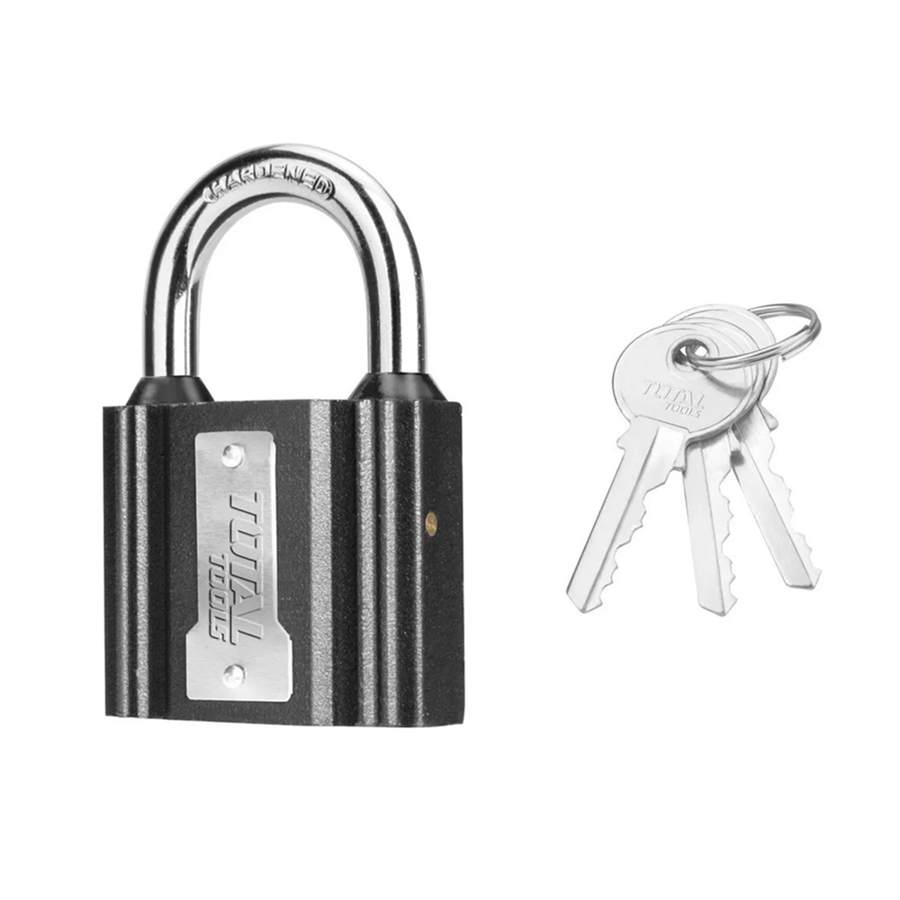 CANDADO DE SEGURIDAD 75 MM CON 3 LLAVES TOTAL TLK31751 - 1
