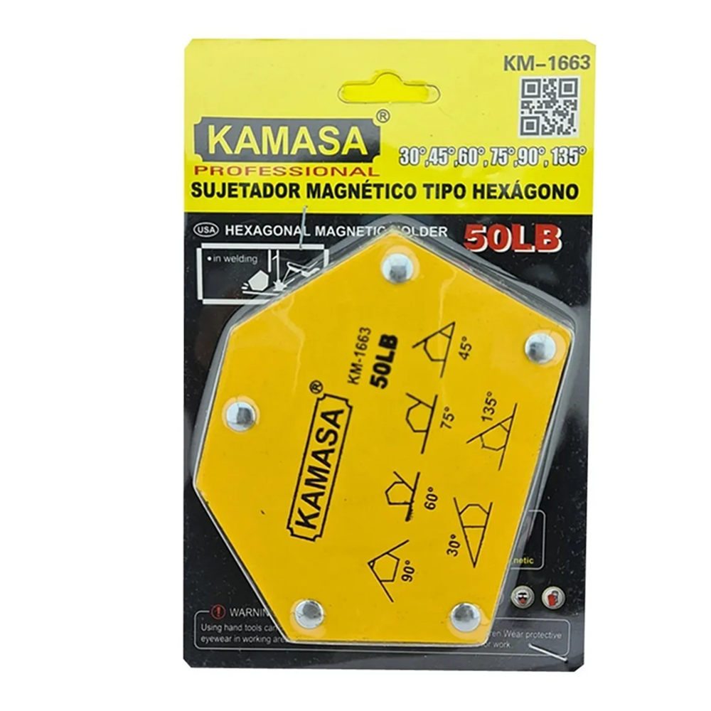 ESCUADRA MAGNETICA KAMASA KM1663 50 LBS SOLDAR MULTI-ANGULO - 2