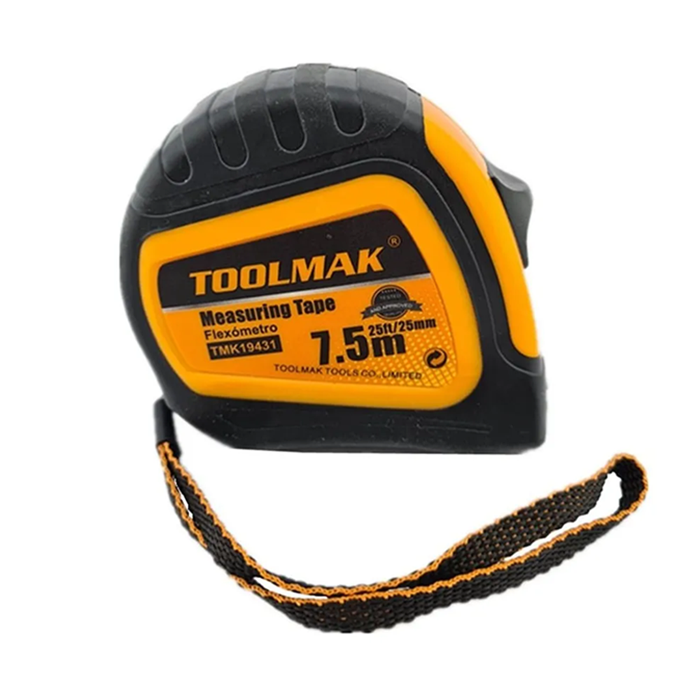 CINTA HUINCHA METRICA 7.5 MTS TOOLMAK TMK19431 - 1