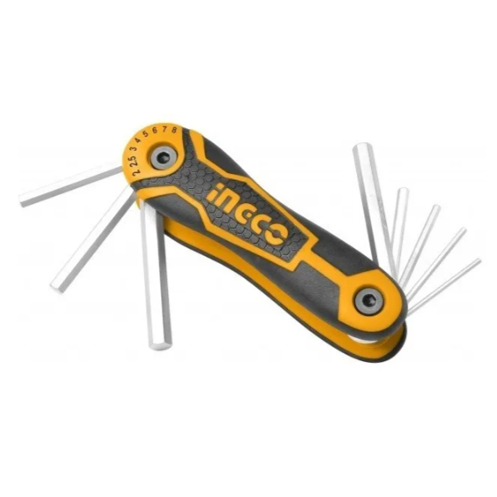 SET HERRAMIENTAS INGCO LLAVES HHK14081 ALLEN HEXAGONALES 2-8 MM - 1