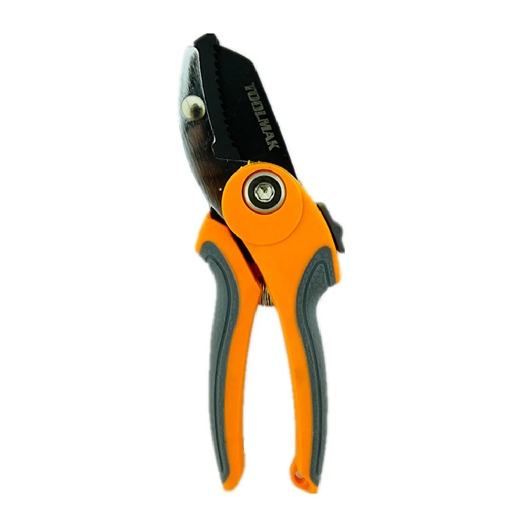 TIJERA DE PODAR CON DIENTES 7.5 PULGADAS (190MM) TOOLMAK TMK19924 - 1