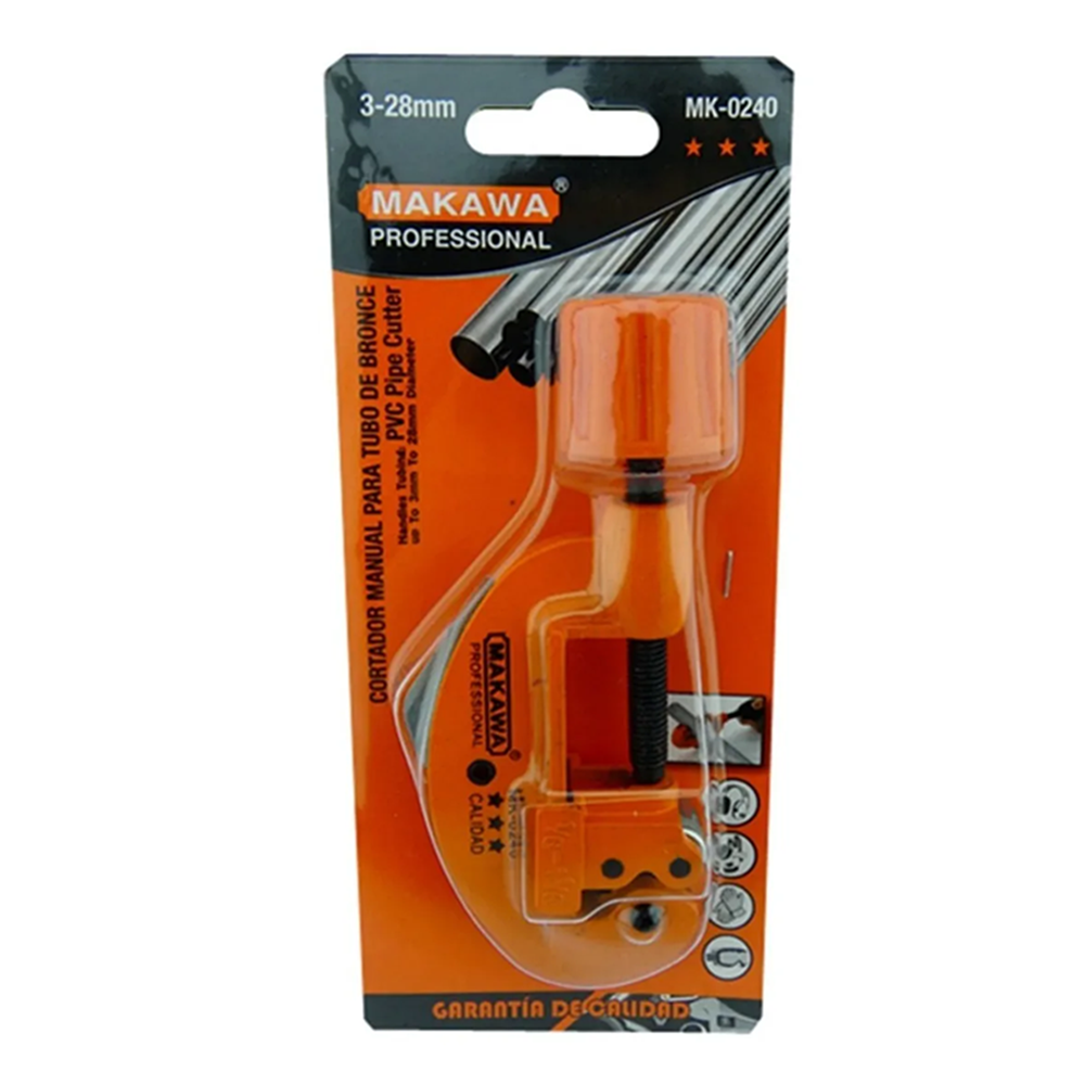CORTADOR MAKAWA MK0240 CORTATUBOS BRONCE MANUAL 3-28 MM MK-0240 - 2