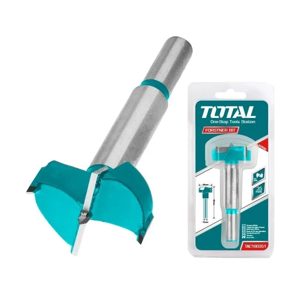 BROCA TOTAL TAC180351 FORTSNER PARA MADERA 35 MM - 1