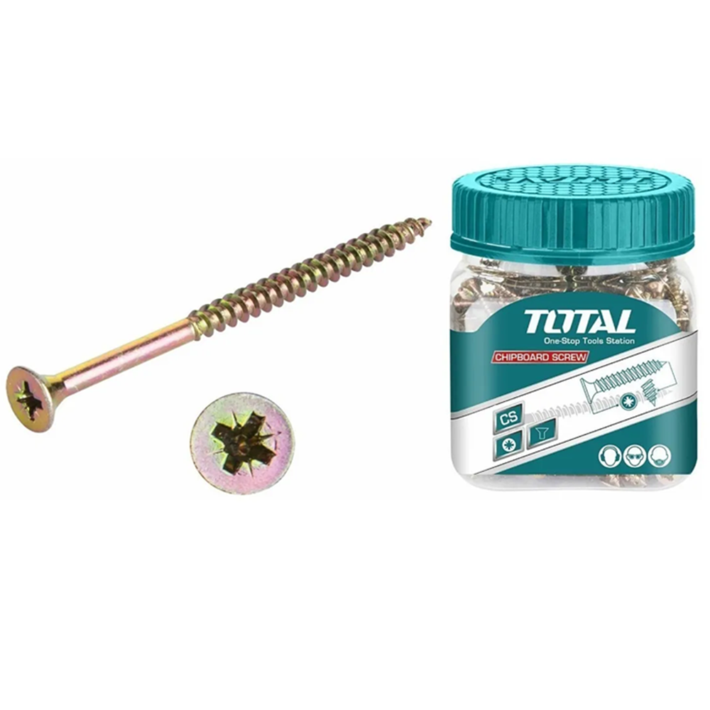 TORNILLO TOTAL WJBS5005011 MADERA AGLOMERADO 5.0 X 50 MM 100 UNIDADES METAL - 2