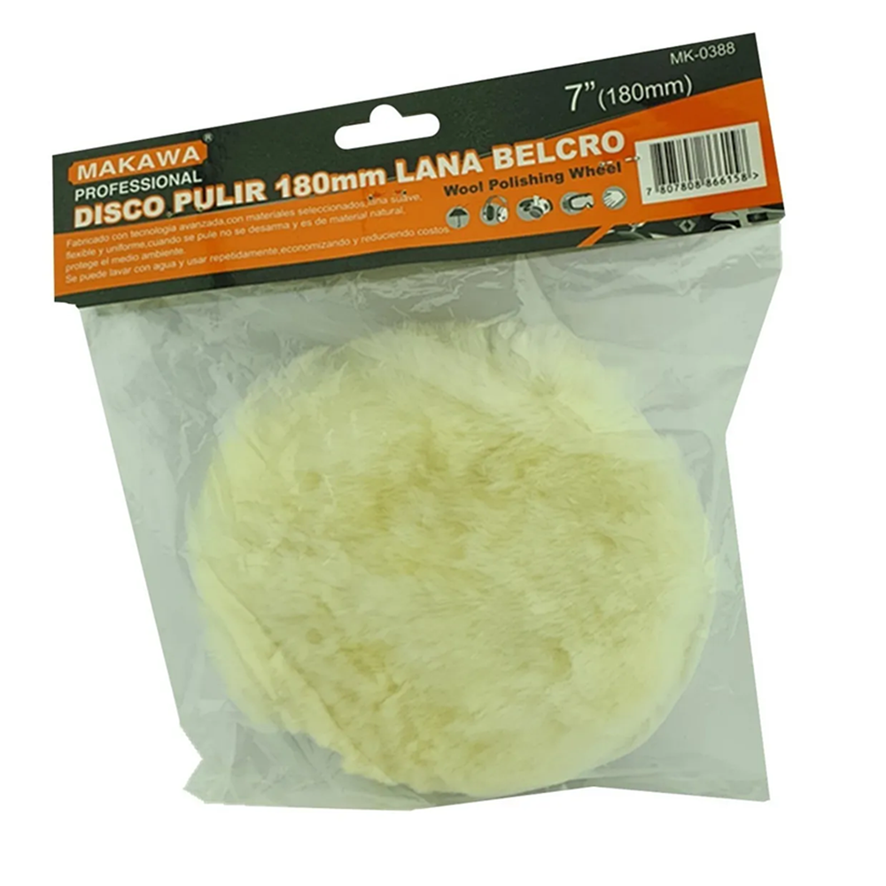 DISCO PARA PULIR 180MM 7 PULGADA LANA MAKAWA MK0388 - 2