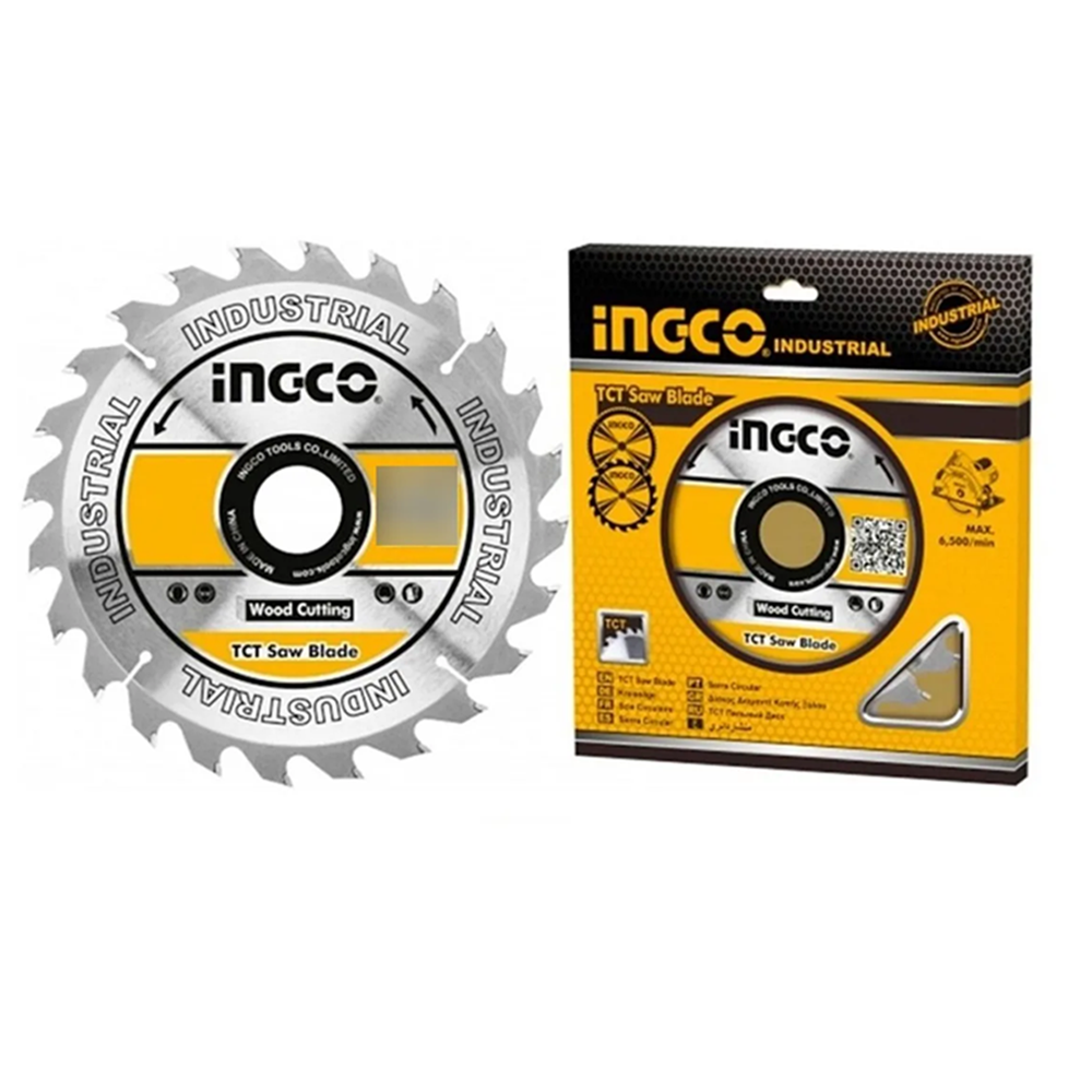 DISCO DE SIERRA CIRCULAR 5 1/2 PULGADAS 24 DIENTES INGCO TSB114041 - 1