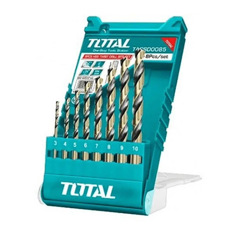 SET JUEGO BROCAS PARA METAL 8 PIEZAS TOTAL TACSD0085 - 1