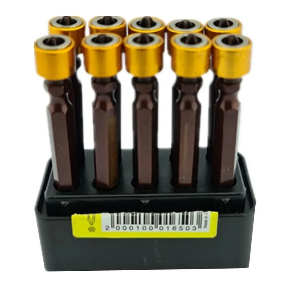 JUEGO PUNTA PHILLIPS CON TOPE DOBLE S2 PH2 10PC MAGNETICO KAMASA KM1650 - 2