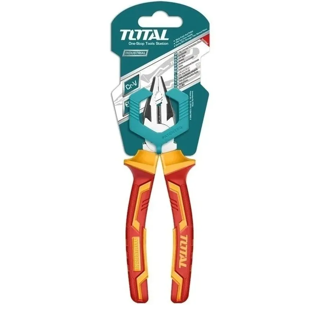 ALICATE UNIVERSAL AISLADO ELECTRICISTA 6 PLG TOTAL THTIP2161 - 2