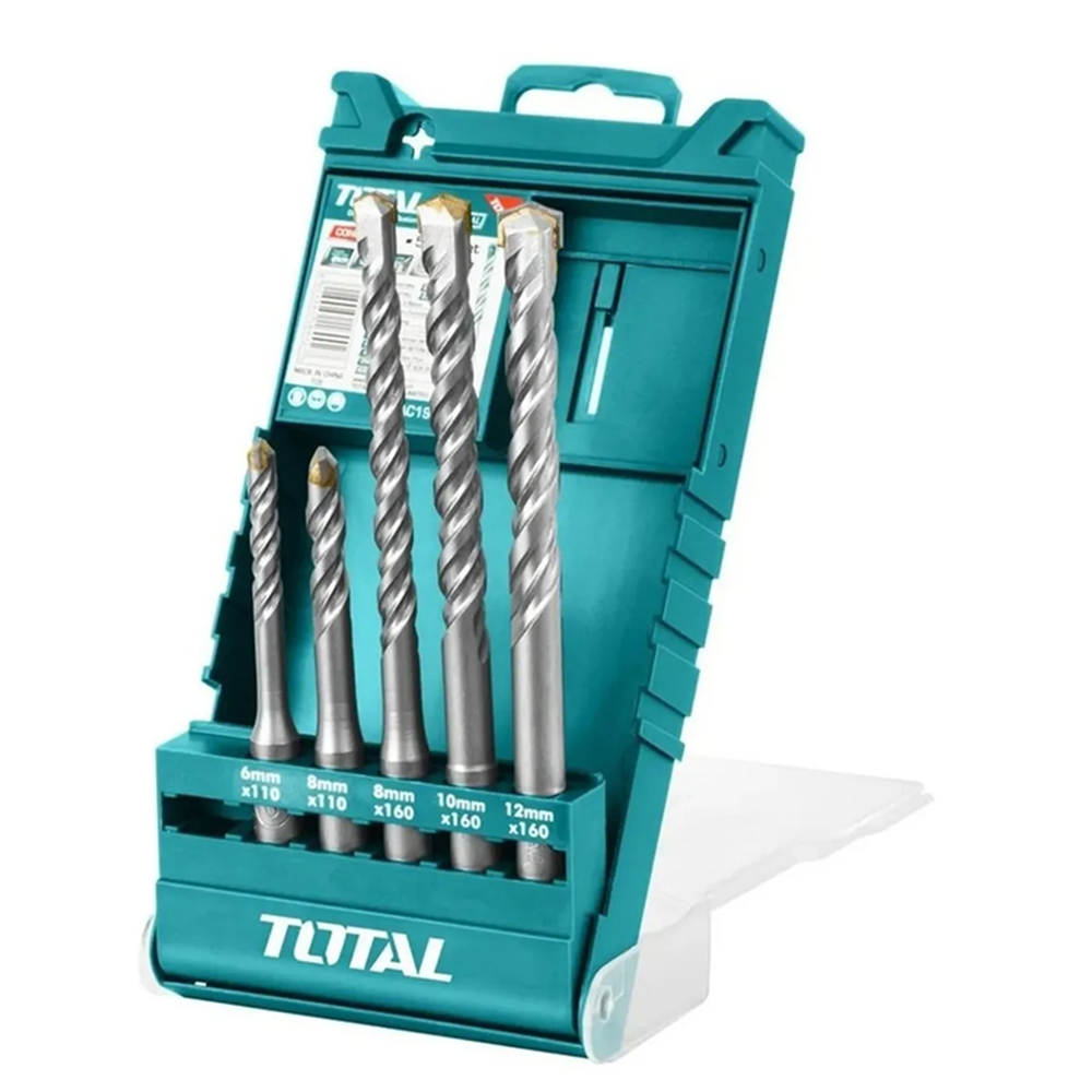 SET DE MECHAS SDS PLUS ROTOMARTILLO 5 PIEZAS TOTAL TAC190501 - 1