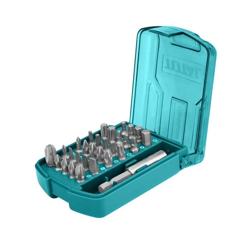 JUEGO 30 PUNTAS P/ ATORNILLARDOR IMANTADO MAGNETICO TOTAL TACSD10306 - 1