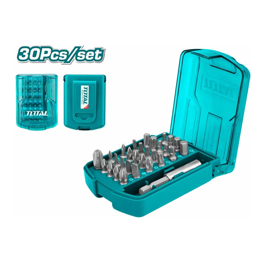 JUEGO 30 PUNTAS P/ ATORNILLARDOR IMANTADO MAGNETICO TOTAL TACSD10306 - 2