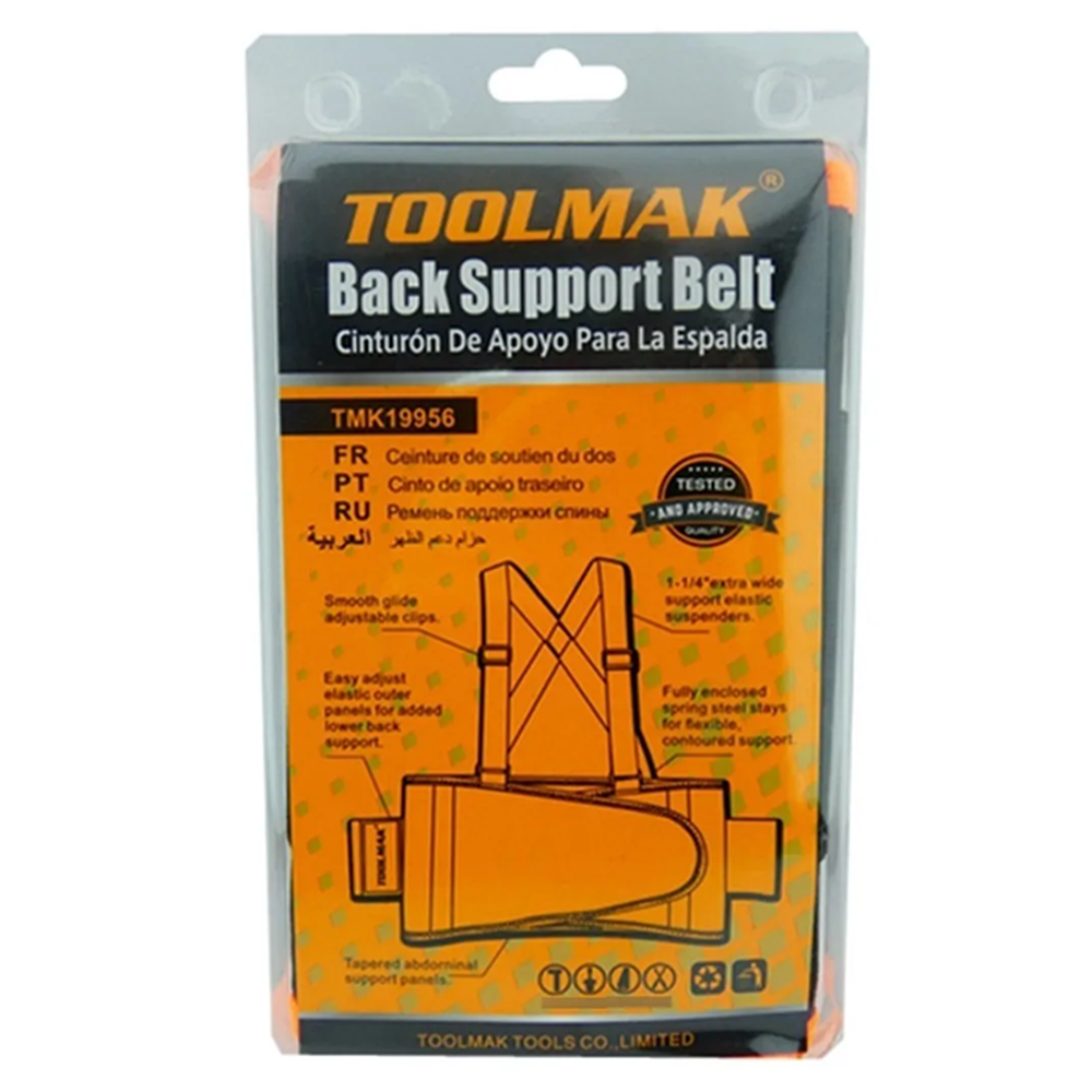 FAJA LUMBAR PARA MANEJO MANUAL DE CARGAS ROPA DE TRABAJO TOOLMAK - 2