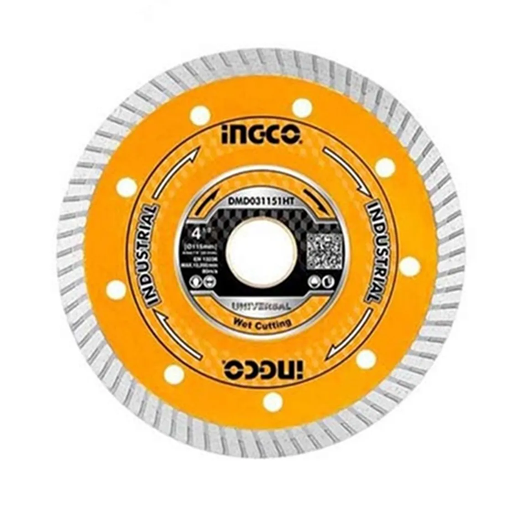 DISCO DIAMANTADO 4 1/2 115MM CORTE TURBO INGCO DMD031151HT - 1