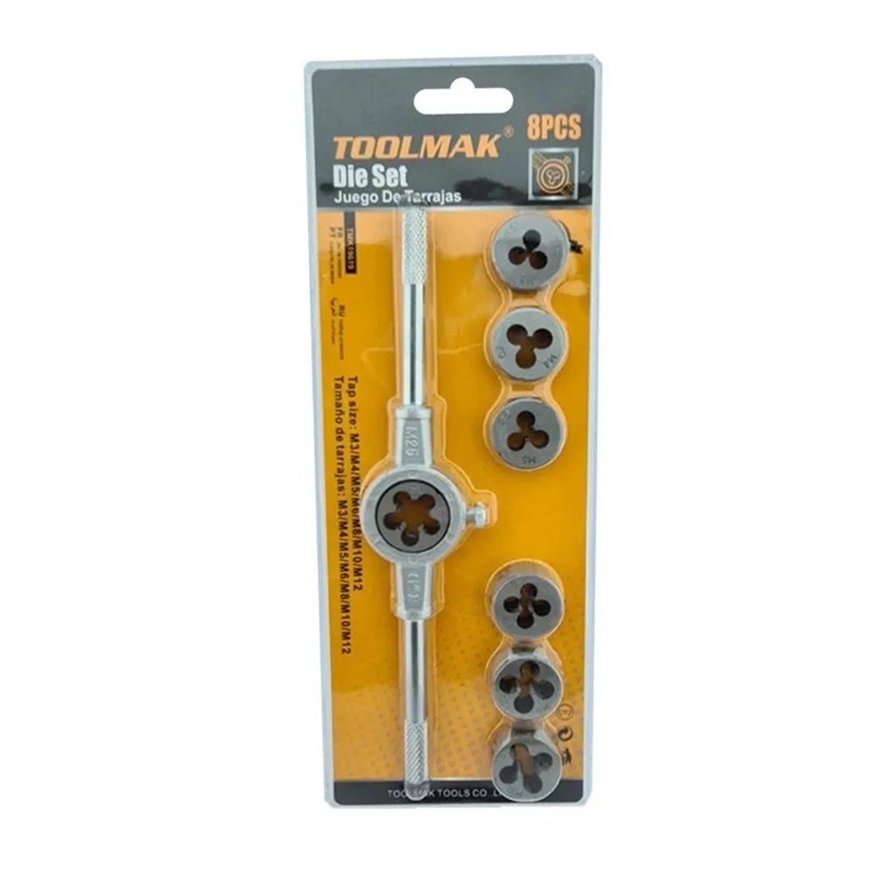 SET KIT JUEGO DE TERRAJAS HEMBRA TOOLMAK TMK19619 - 1