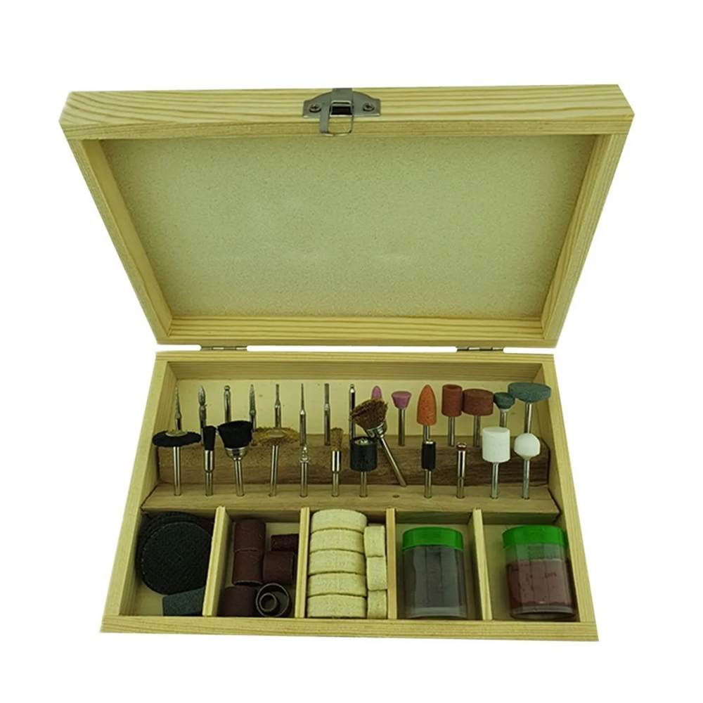 KIT SET JGO DE ACC. PARA MINITORNO TIPO DREMEL 100PCS TOOLMAK TMK19648 - 1