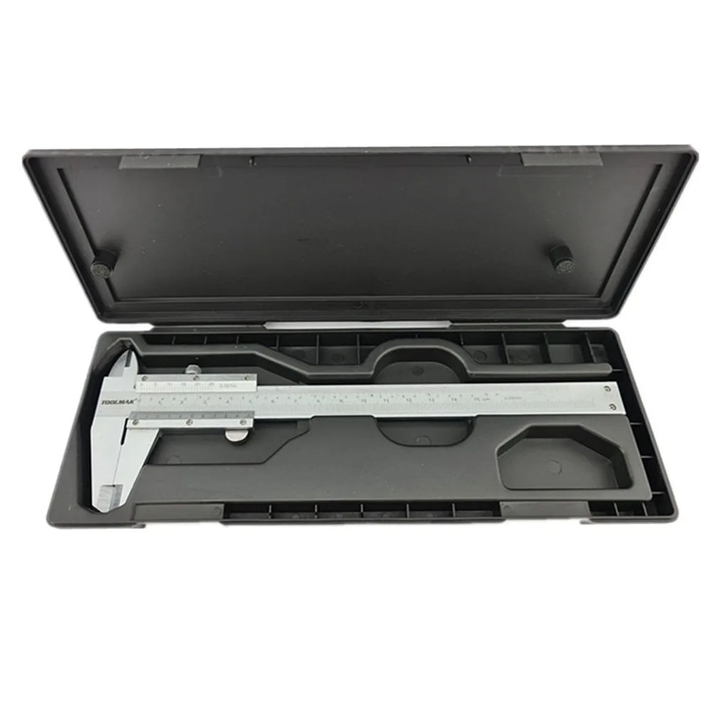 PIE DE METRO ANALOGO 150MM 6 PULGADAS ESTUCHE TOOLMAK TMK19661 - 2