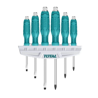 SET DE DESTORNILLADORES DE GOLPE 6 PIEZAS TOTAL THGSS35061 - 1