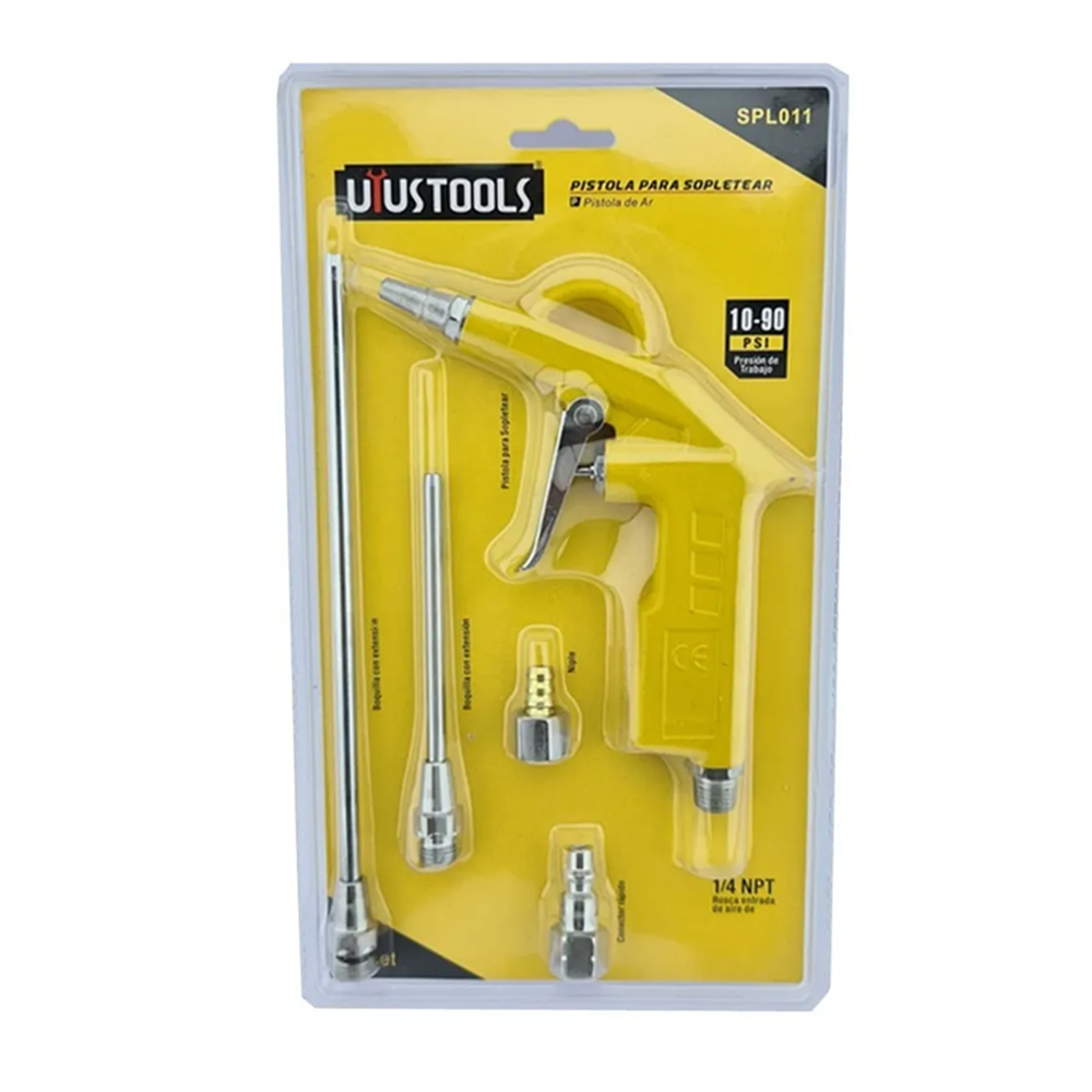 PISTOLA PARA SOPLETEAR 5 PIEZAS UYUSTOOLS SPL011 - 1