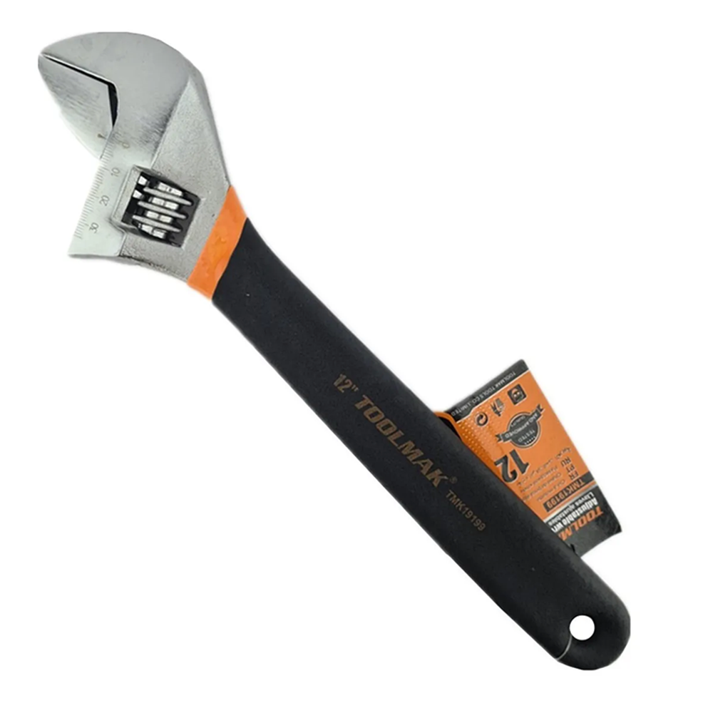 Ripley - LLAVE FRANCESA AJUSTABLE 12 PULGADAS TOOLMAK TMK19199