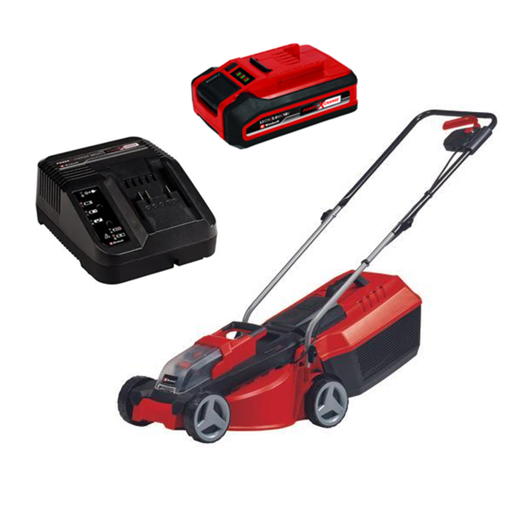 CORTACÉSPED INALÁMBRICA GE-CM 18/30 LI 18V BAT+ CARG EINHELL 3413155 - 1