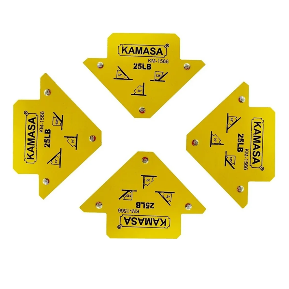 ESCUADRAS MAGNETICAS 25 LBS PARA SOLDAR KAMASA PACK 4 - 1