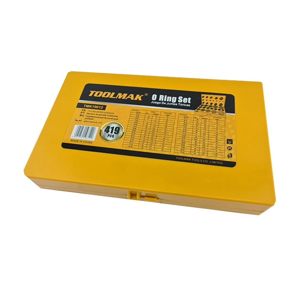 JUEGO ORRINES O-RING UNIVERSALES 419 PCS MILIMETRO TOOLMAK TMK19612 - 3