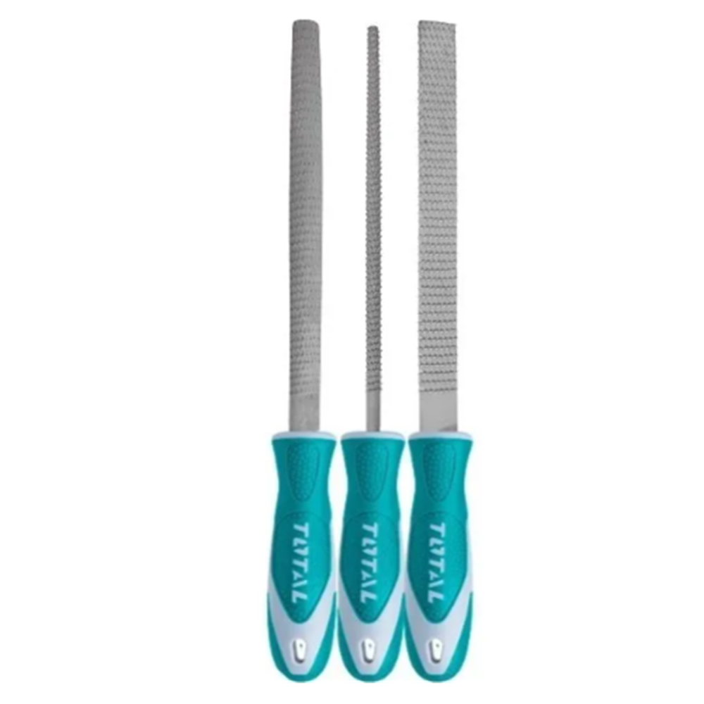 JUEGO LIMAS ESCOFINAS P/ MADERA 8 PULGADAS 3 PCS TOTAL THT918326 - 1
