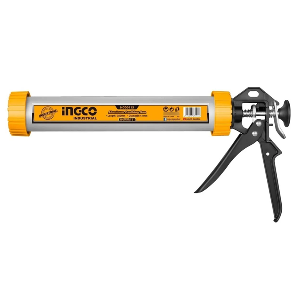 PISTOLA CALAFATERA PARA PATE SILICONA 15 PULG INGCO HCG0115 - 1