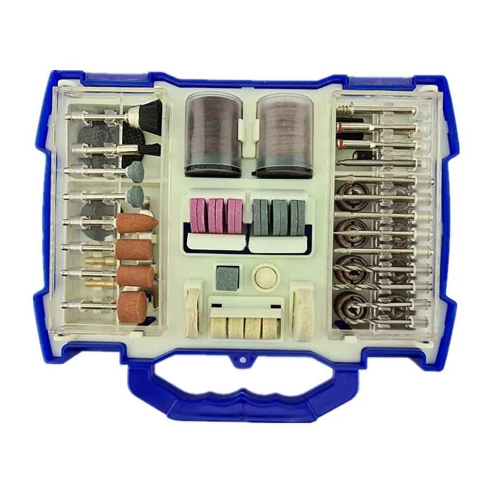 KIT SET JGO DE ACC. PARA MINITORNO TIPO DREMEL 145PCS CROWNMAN CMAD1145 - 2