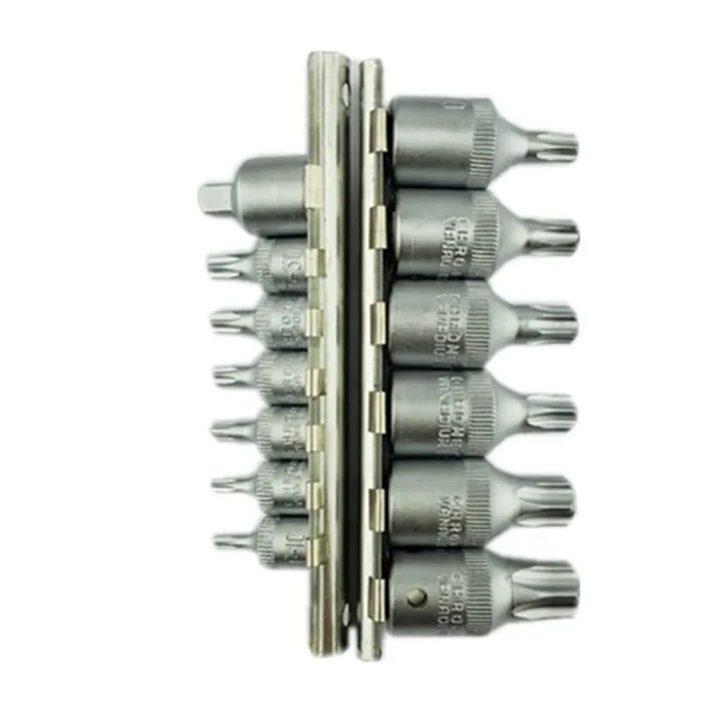 JUEGO DE DADOS TORX MACHO 15 PIEZAS UYUSTOOLS TUP015 - 1
