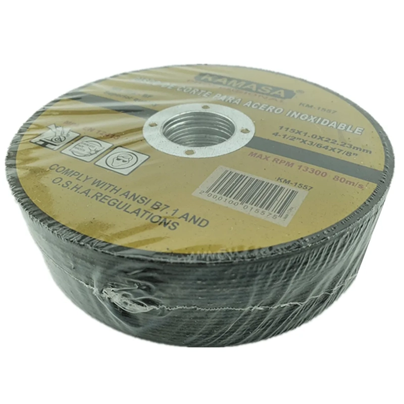 25 UNIDAD DISCO DE CORTE PARA ACERO INOXIDABLE 115MM KAMASA KM1557 - 2