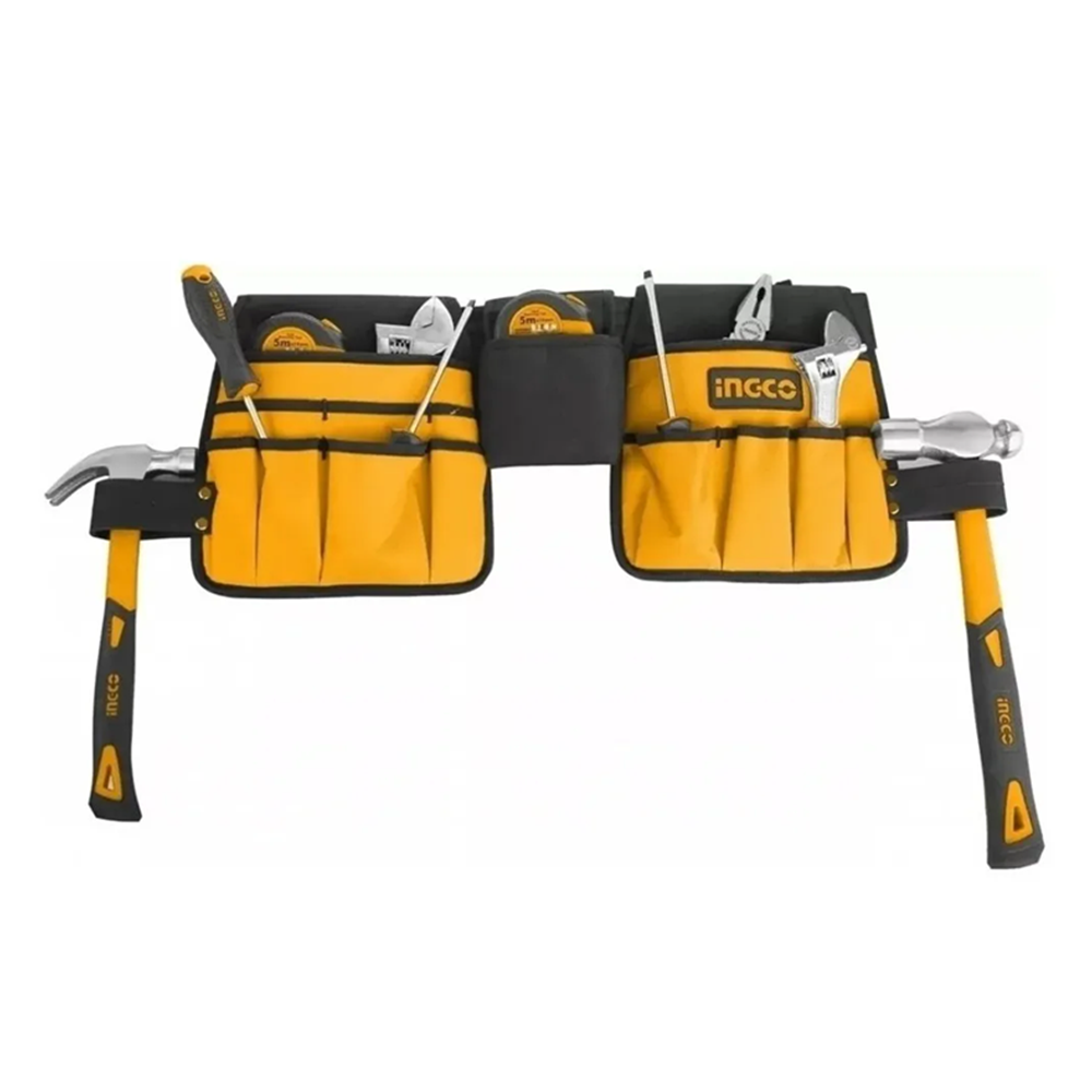 COLETO CINTURON CARPINTERO PORTA HERRAMIENTA INGCO HTBP02031 - 1