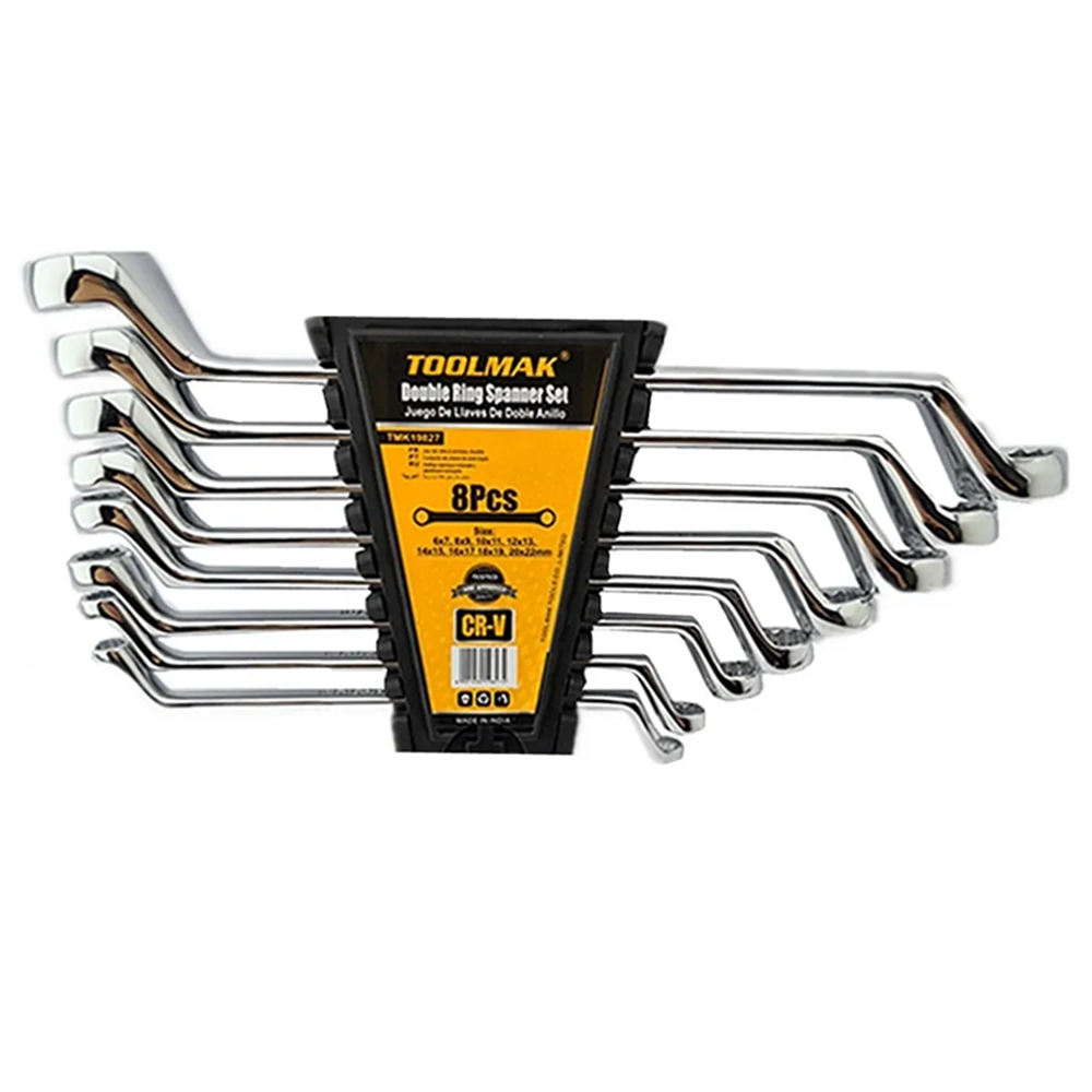 KIT SET JUEGO DE LLAVES CURVA CORONA - CORONA 8 PIEZAS TOOLMAK TMK19827 - 1