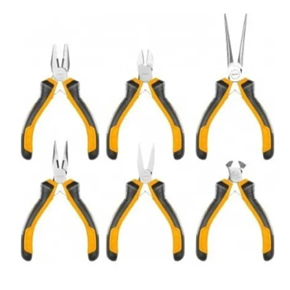 KIT SET JUEGO DE MINI ALICATE 6 PIEZAS INGCO HMPS06115 - 1