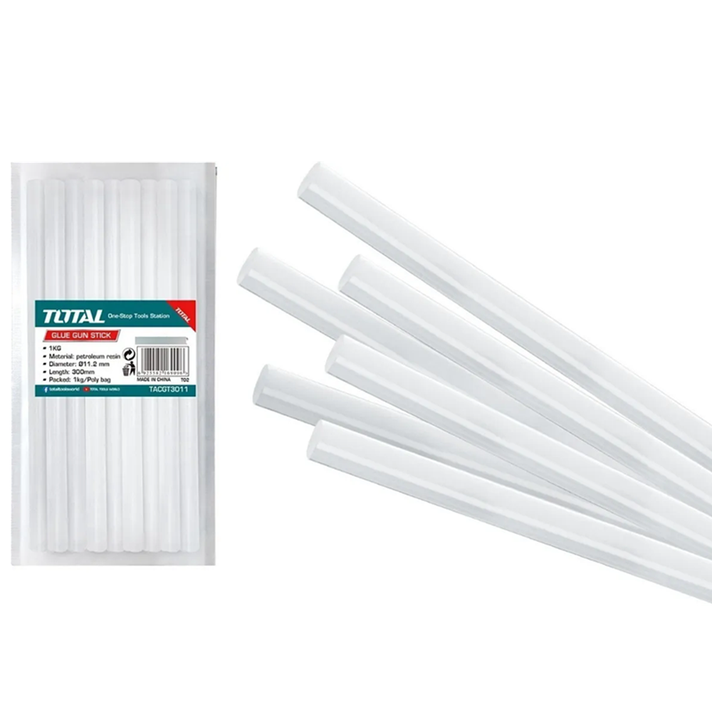 BARRAS DE SILICONA 11.2X300MM (1 KILO) TOTAL TACGT3011 - 1
