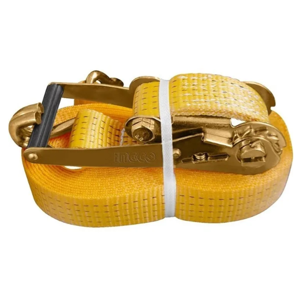 ESLINGA CINTA AMARRE CON RATCHET 3T X 10M INGCO HRSP3101 - 1