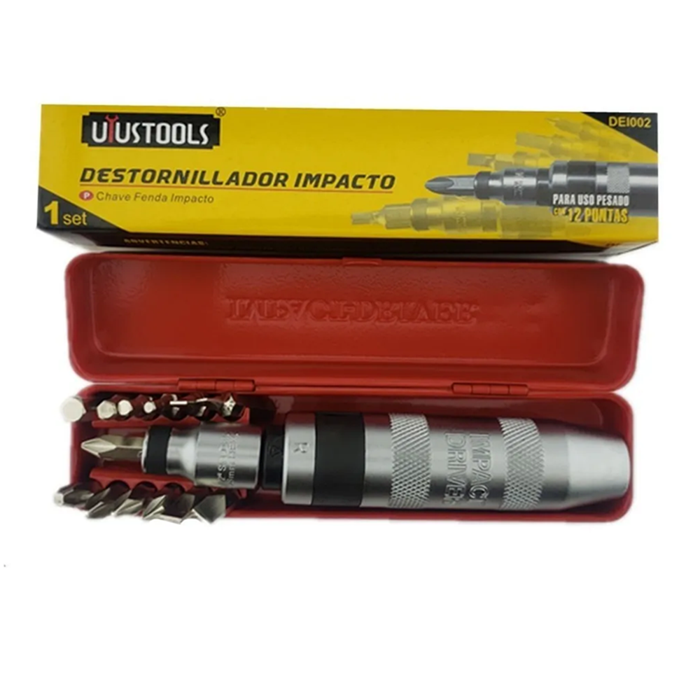 DESTORNILLADOR DE IMPACTO 14 PIEZAS UYUSTOOLS - 2