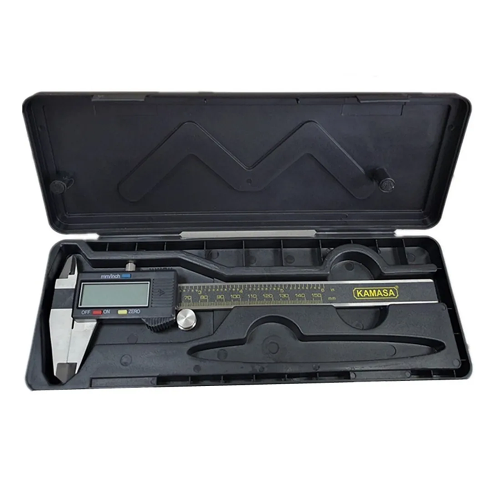PIE DE METRO CALIPER, CALIBRADOR DIGITAL 6 0-150MM KAMASA KM447 - 1