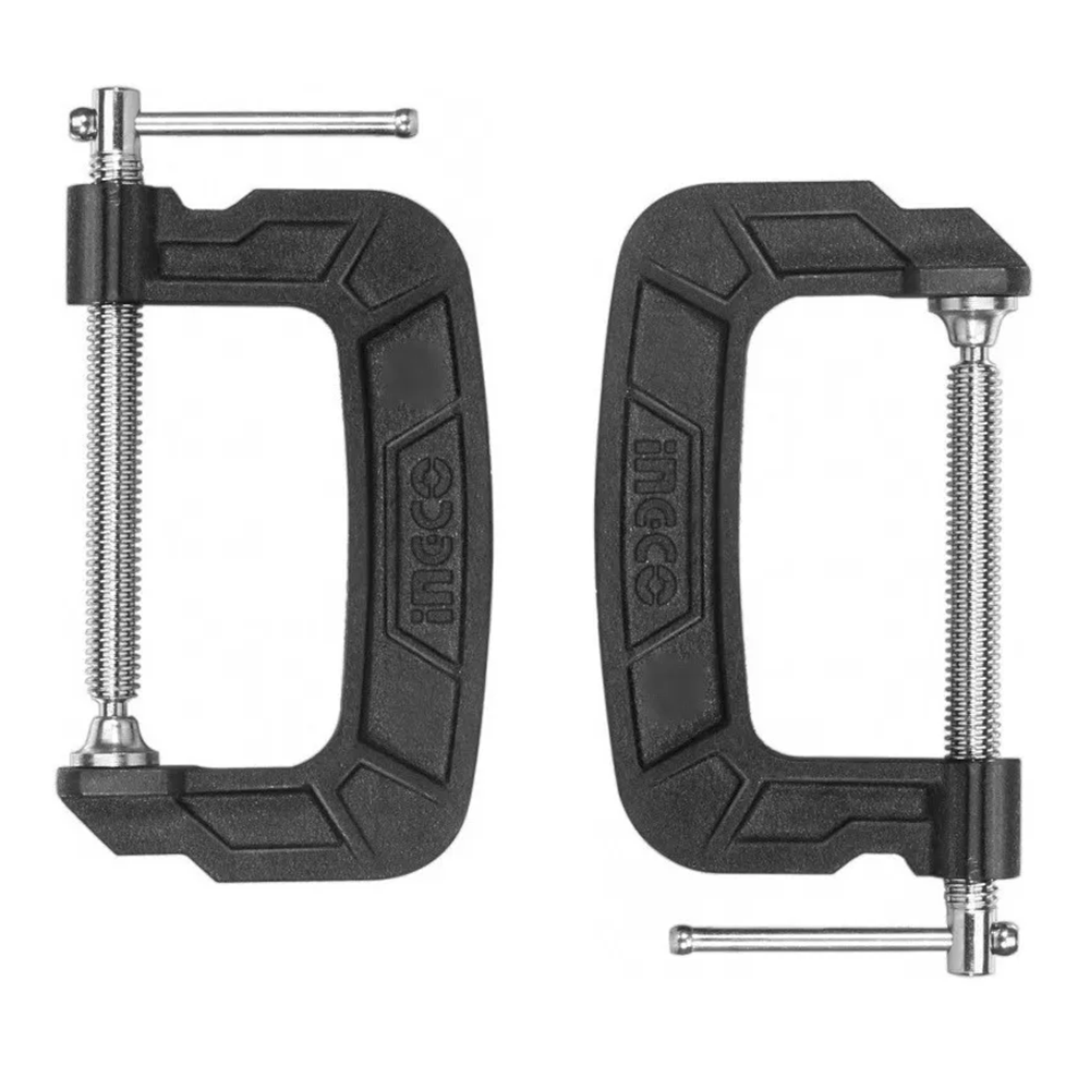 PACK 2 PRENSA TIPO C 6 PULGADAS (150MM) INGCO HGC0106 - 1